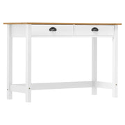 konsolbord Hill med 2 skuffer 110x45x74 cm massivt fyrretræ