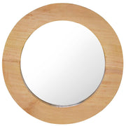 vægspejl 40 cm teak rund