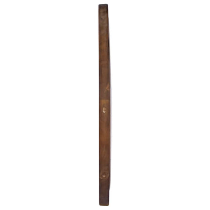 vægspejl 60 cm teak rund
