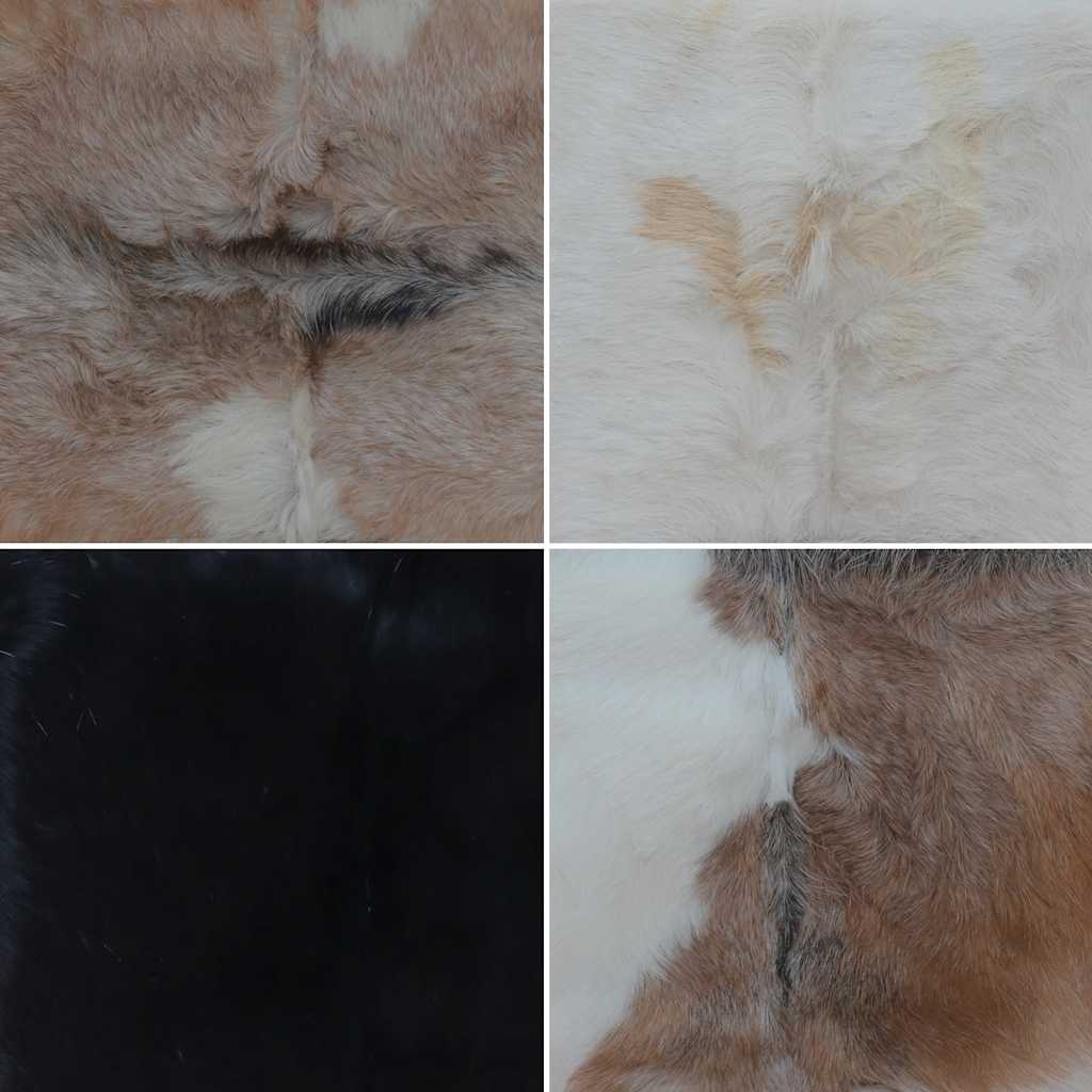 sammenfoldelig taburet gedeskindslæder og massivt teaktræ