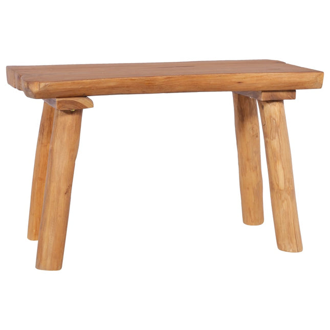 havebænk 80 cm massivt teaktræ
