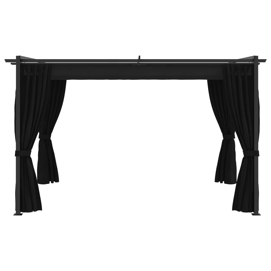 pavillon 4x3 m antracitgrå
