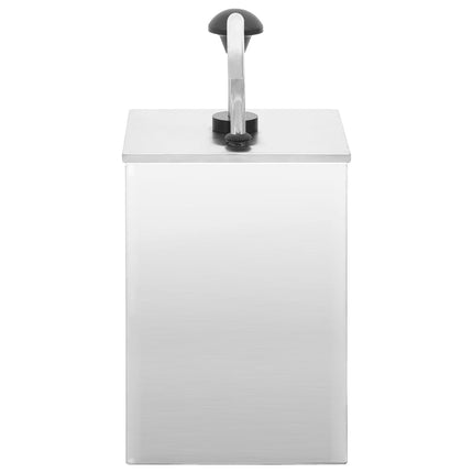 saucedispenser 3,5 l rustfrit stål