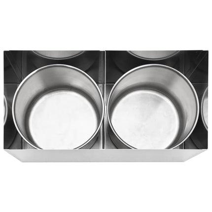 saucedispenser 2 x 3,5 l rustfrit stål