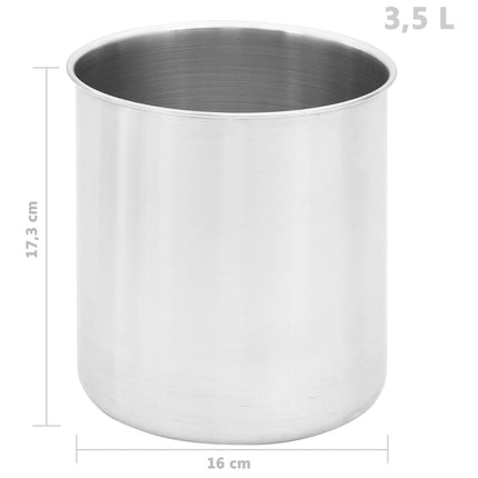 saucedispenser 2 x 3,5 l rustfrit stål