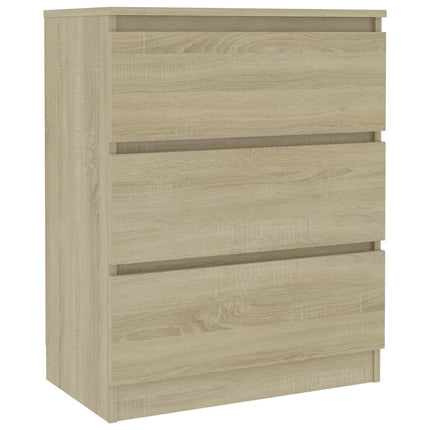 skænk 60x35x76 cm konstrueret træ sonoma-eg
