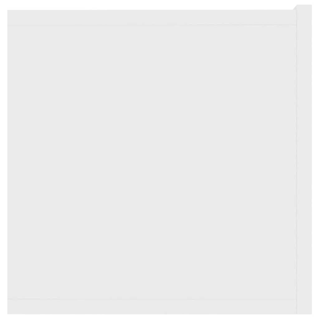 tv-skab 120x30x30 cm konstrueret træ hvid