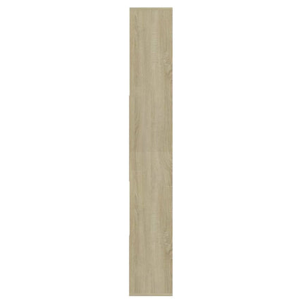 bogreol 67x24x161 cm konstrueret træ sonoma-eg
