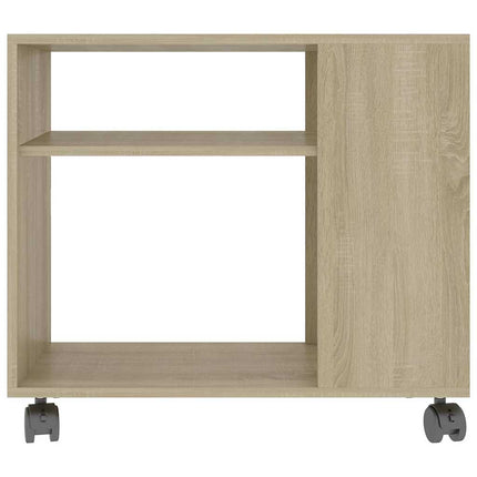 sidebord 70x35x55 cm konstrueret træ sonoma-egetræsfarvet