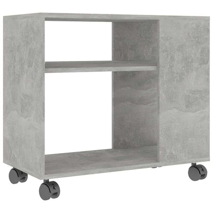 sidebord 70x35x60,5 cm konstrueret træ betongrå