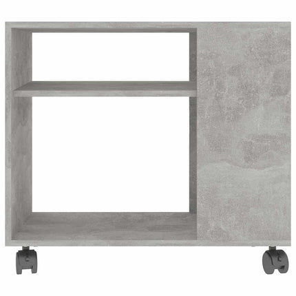 sidebord 70x35x60,5 cm konstrueret træ betongrå