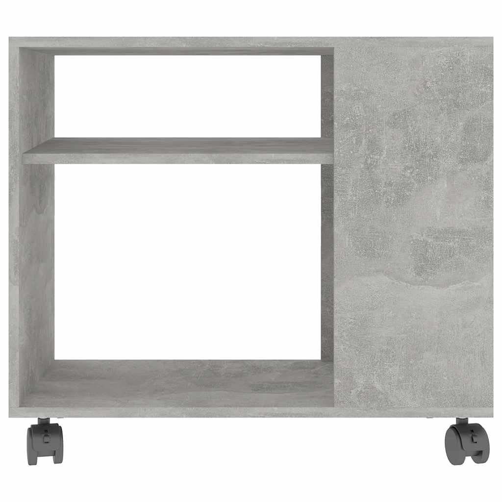 sidebord 70x35x55 cm konstrueret træ betongrå