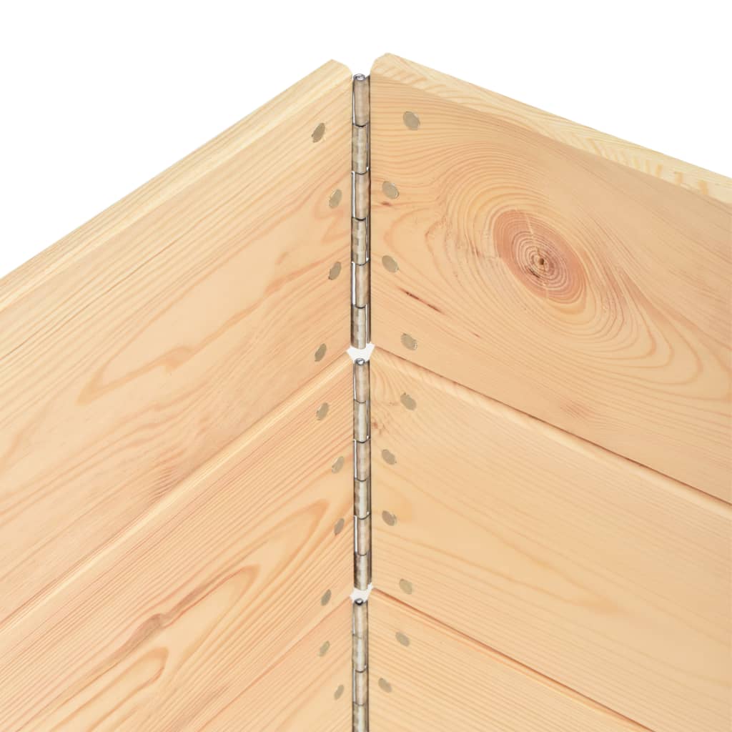 pallerammer 3 stk. 50x100 cm massivt fyrretræ