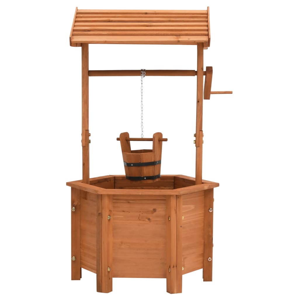 plantekasse ønskebrønd 40x40x84 cm fyrretræ