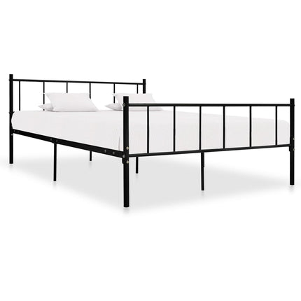 sengestel 180x200 cm metal sort
