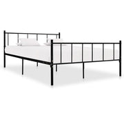 sengestel 180x200 cm metal sort