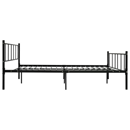 sengestel 180x200 cm metal sort