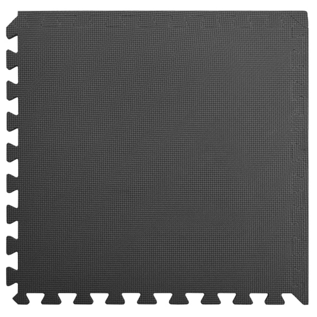gulvmåtter 24 stk. 8,64 ㎡ EVA-skum sort