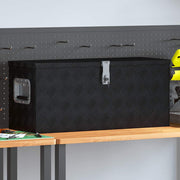 aluminiumskasse 80x30x35 cm sort