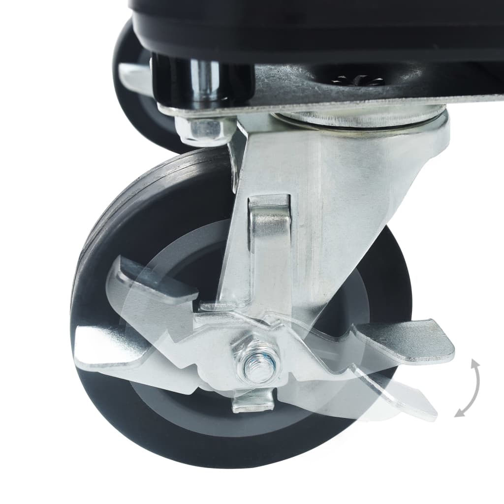 foldbar transportvogn 150 kg aluminium sølvfarvet