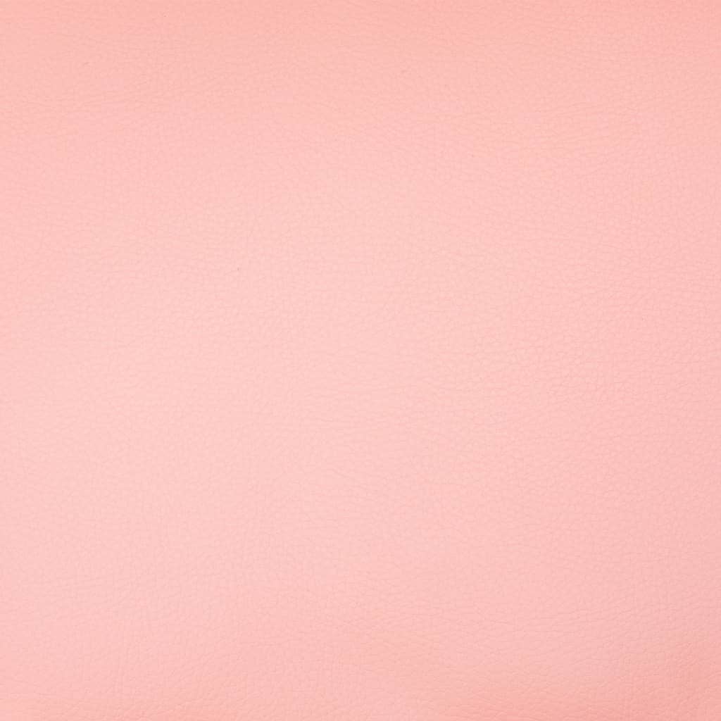 kontorstol med hjul kunstlæder lyserød