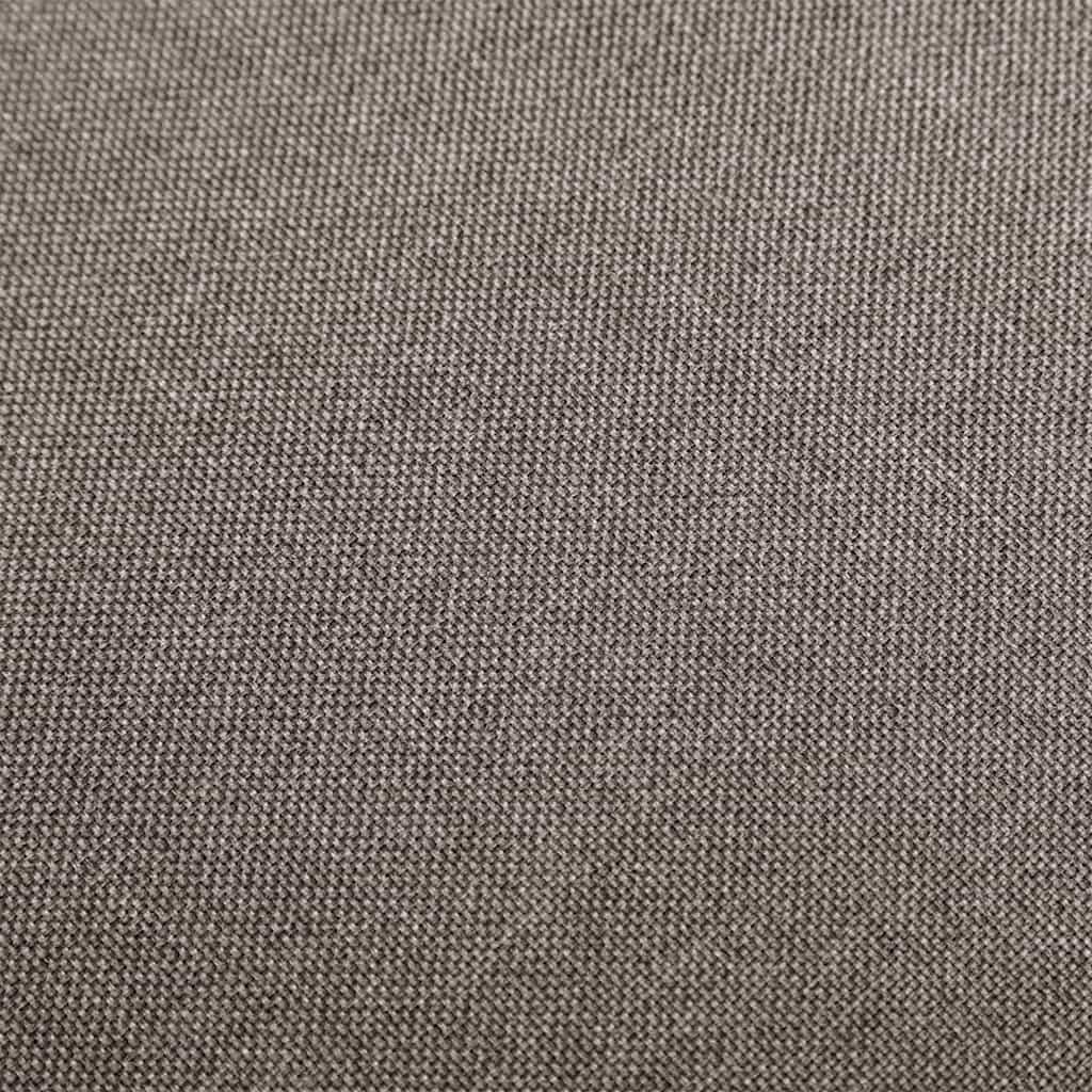 barstole 2 stk. stof gråbrun