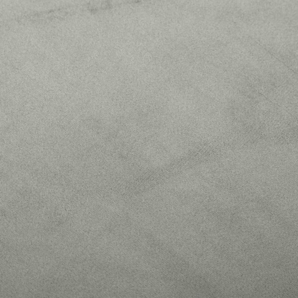 gyngestol fløjl grå