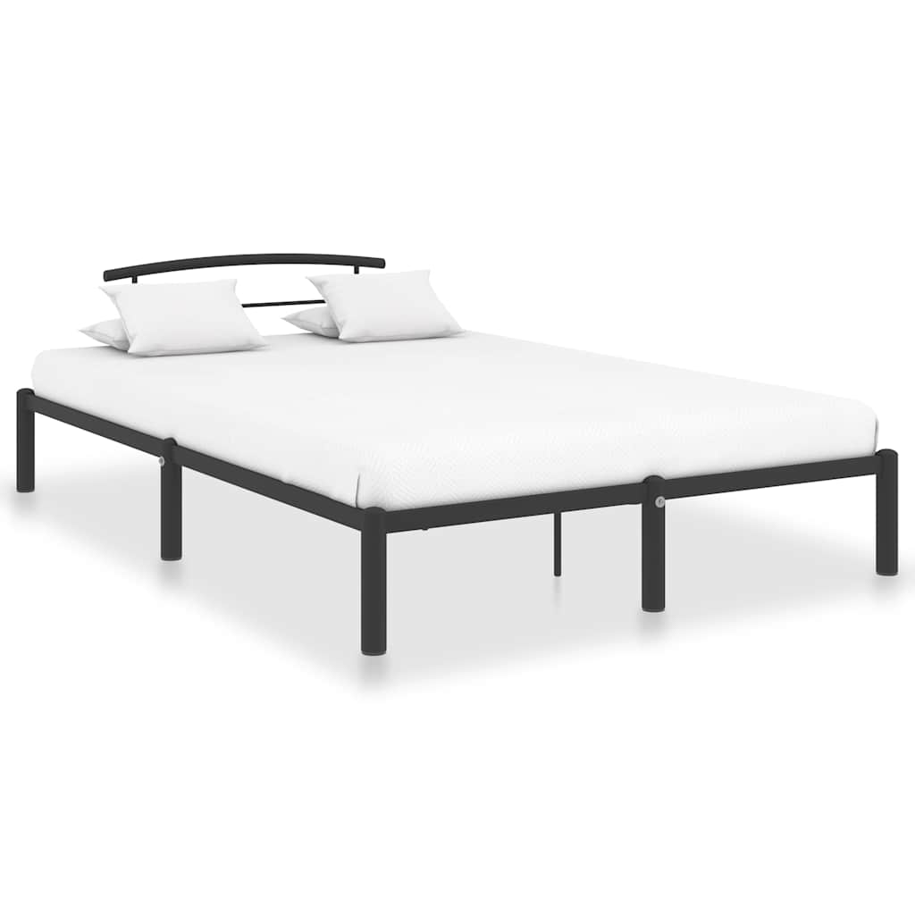 sengestel 120x200 cm metal sort