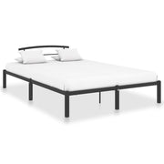 sengestel 140x200 cm metal sort