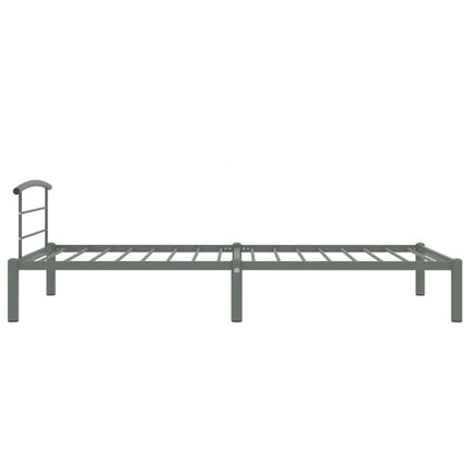 sengestel 90x200 cm metal grå