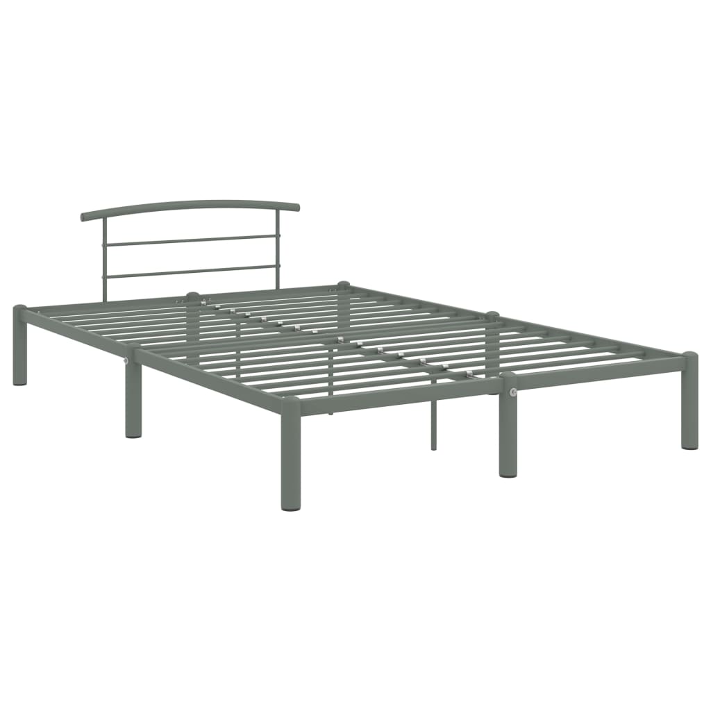 sengestel 160x200 cm metal grå
