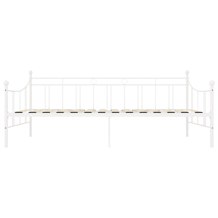 stel til daybed 90x200 cm metal hvid