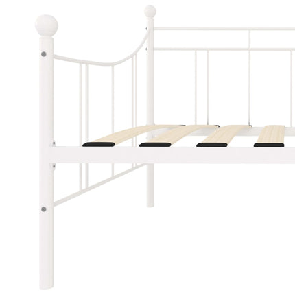 stel til daybed 90x200 cm metal hvid