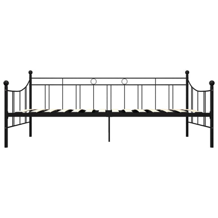 stel til daybed 90x200 cm metal sort