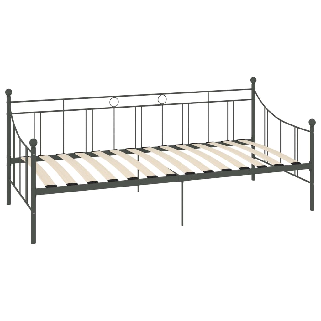 stel til daybed 90x200 cm metal grå