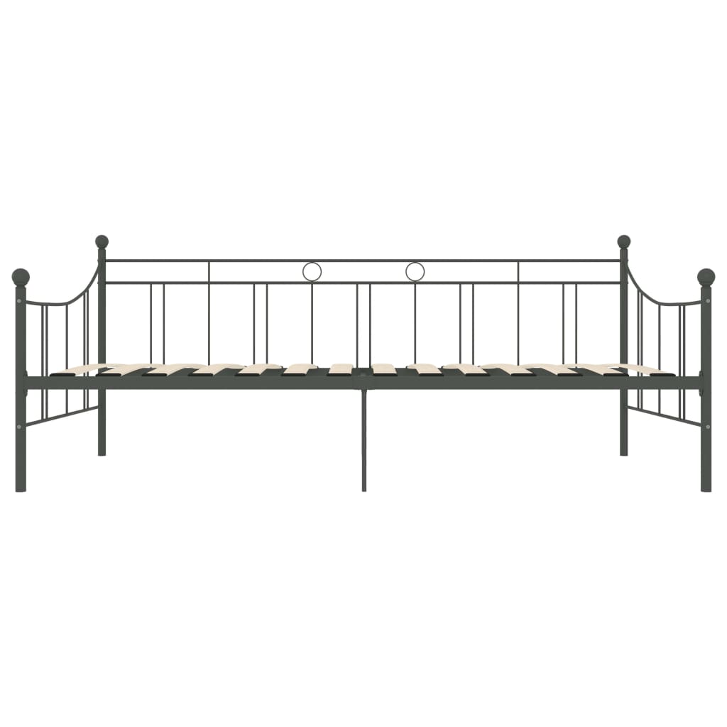 stel til daybed 90x200 cm metal grå