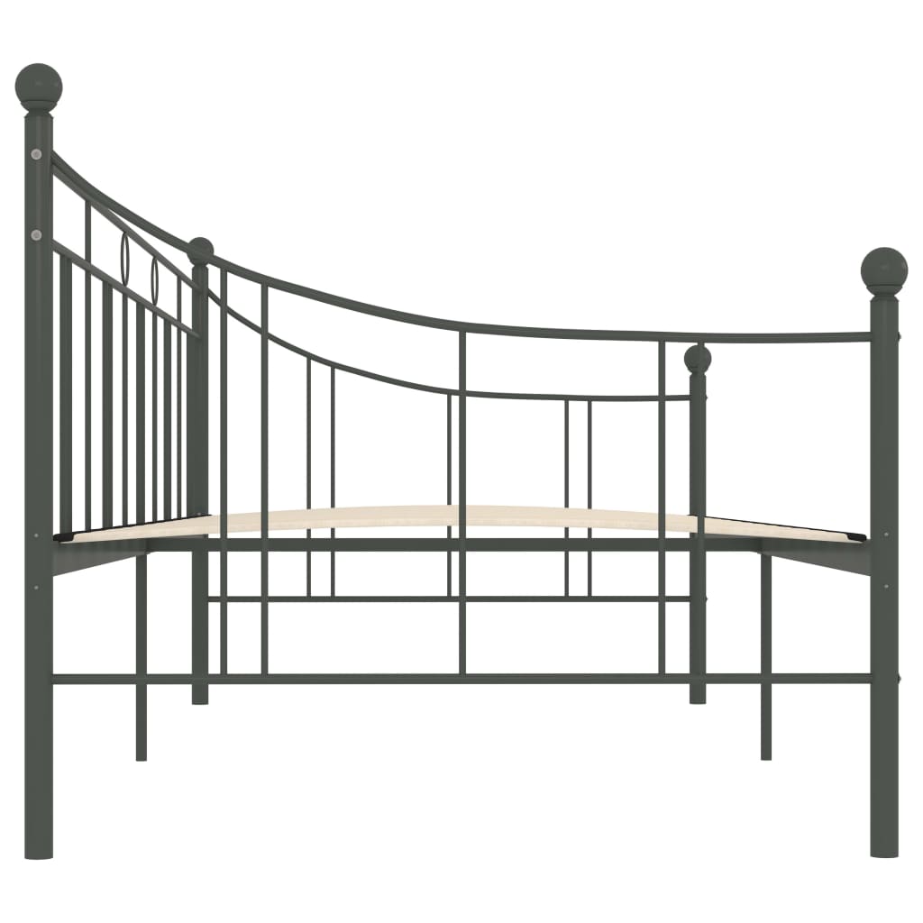 stel til daybed 90x200 cm metal grå