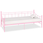 stel til daybed 90x200 cm metal pink
