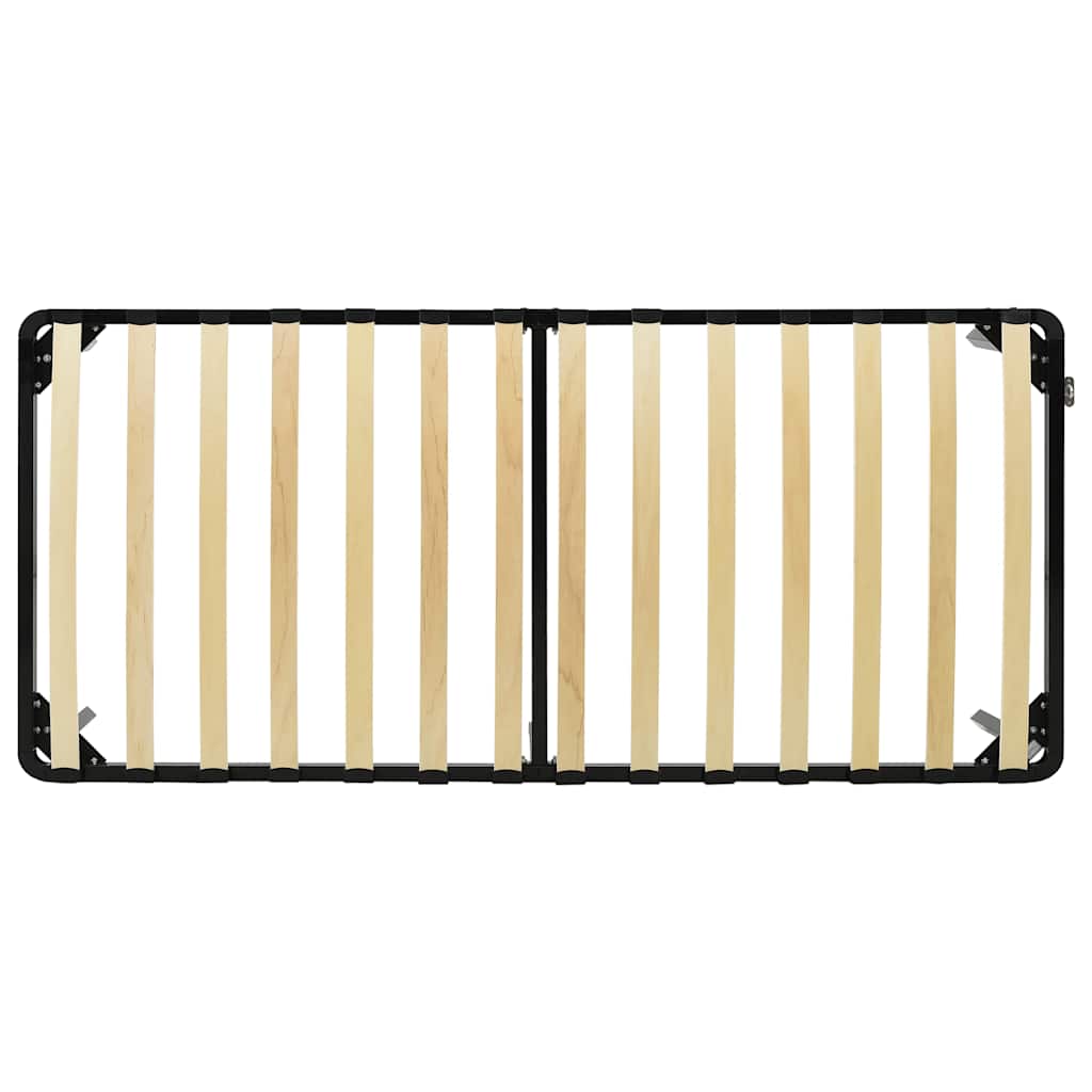 sengestel 90x200 cm metal sort