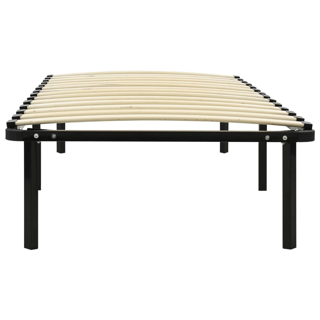 sengestel 100x200 cm metal sort