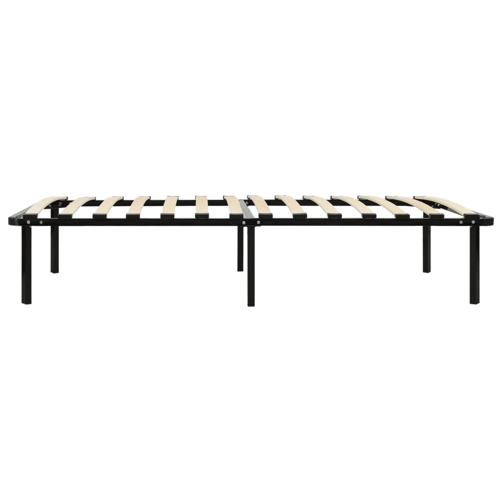 sengestel 100x200 cm metal sort