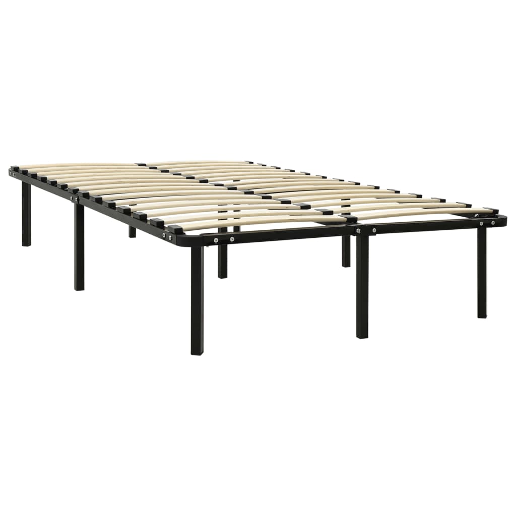 sengestel 120x200 cm metal sort