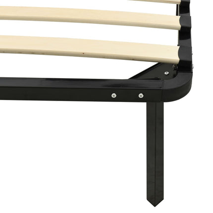 sengestel 120x200 cm metal sort