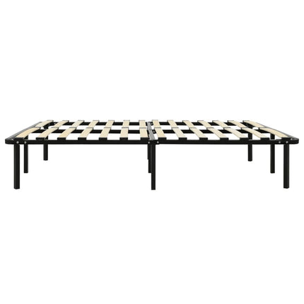 sengestel 140x200 cm metal sort