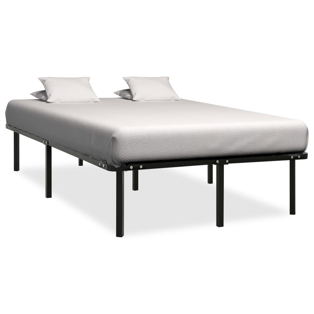 sengestel 180x200 cm metal sort