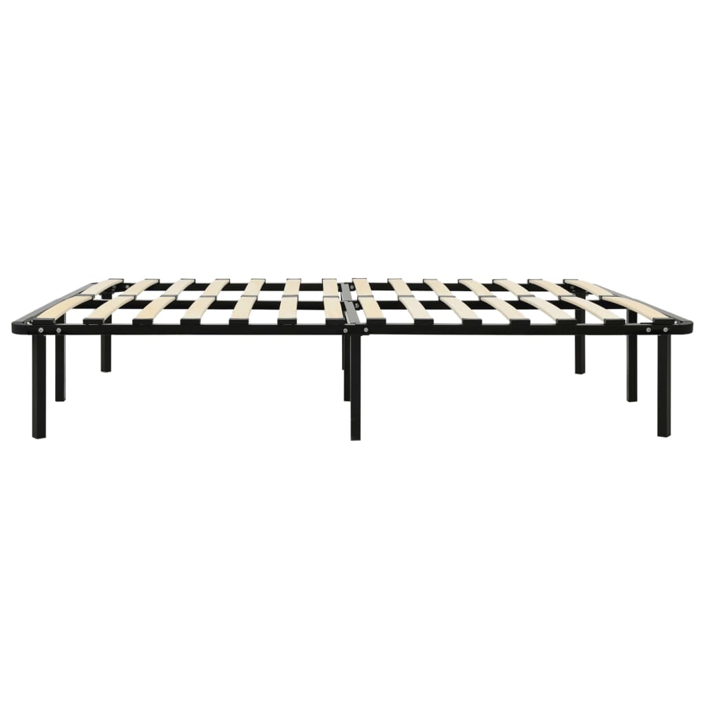 sengestel 180x200 cm metal sort