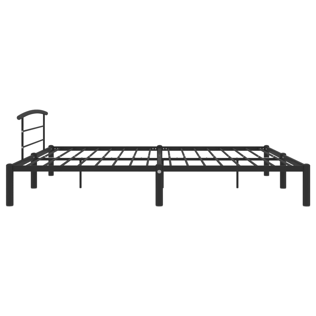 sengestel 200x200 cm metal sort