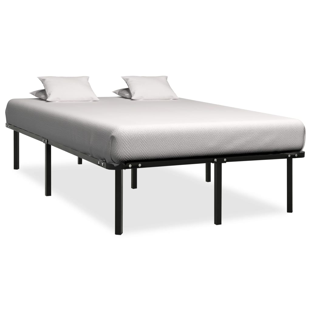 sengestel 200x200 cm metal sort