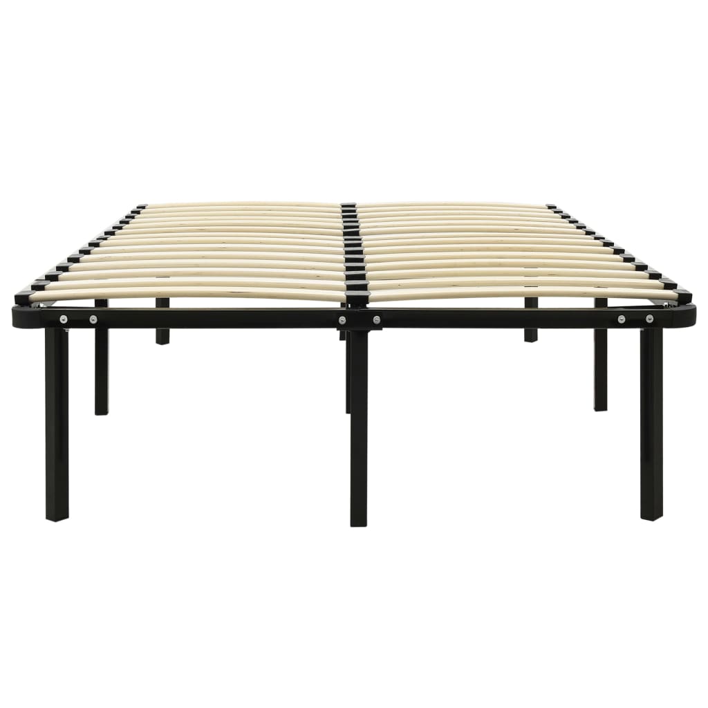 sengestel 200x200 cm metal sort