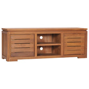 tv-skab 110x30x40 cm massivt teaktræ